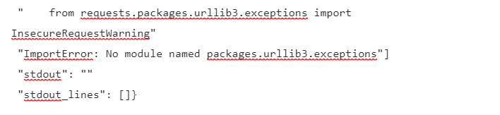 Fix Error – ImportError: No module named packages.urllib3.exceptions